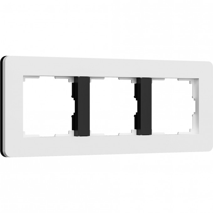 Рамка WERKEL SPLIT W0033068 на 3 поста (белый/черный, soft-touch) a067990 Рамка WERKEL SPLIT W0033068 на 3 поста (белый/черный, soft-touch) a067990