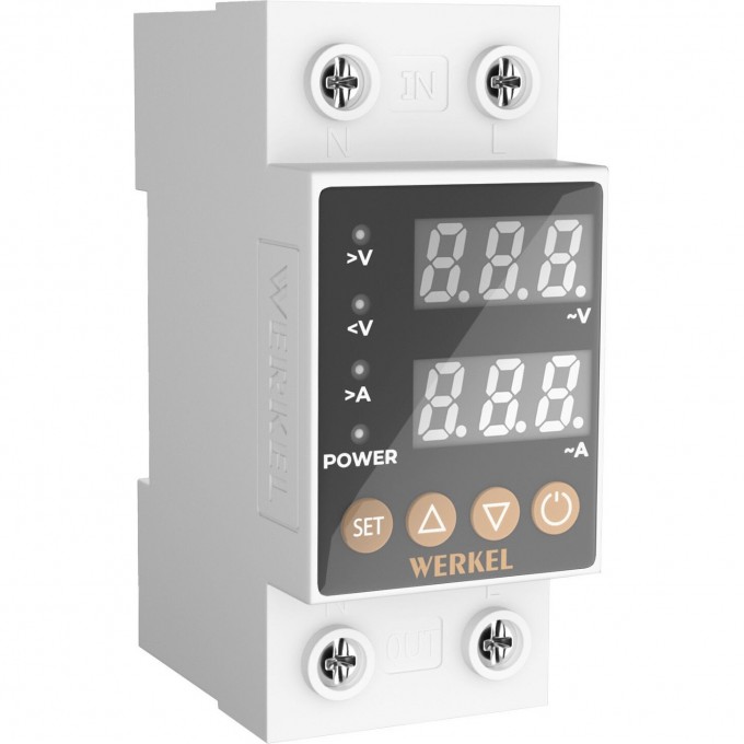 Реле напряжения WERKEL W932P63R 1P+N 63А a066459 Реле напряжения WERKEL W932P63R 1P+N 63А a066459