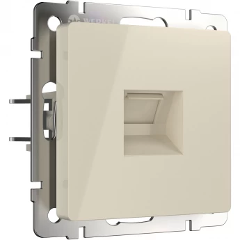 Розетка Ethernet RJ-45 WERKEL W1181003 слоновая кость