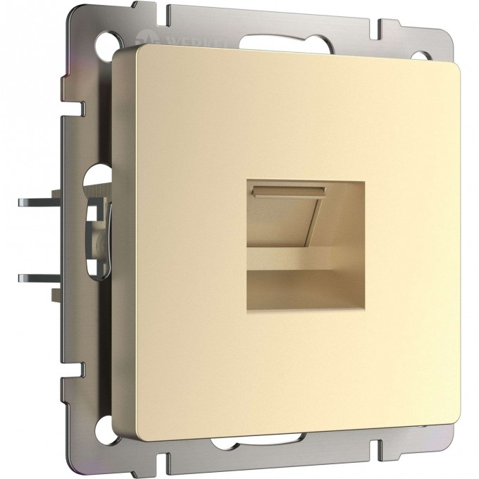 Розетка Ethernet RJ-45 WERKEL W1181011 шампань a050873 Розетка Ethernet RJ-45 WERKEL W1181011 шампань a050873
