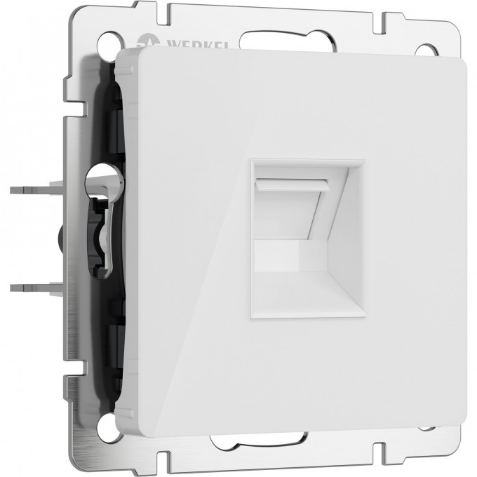 Розетка Ethernet RJ-45 WERKEL W1181041 (белый акрил) a064017 Розетка Ethernet RJ-45 WERKEL W1181041 (белый акрил) a064017