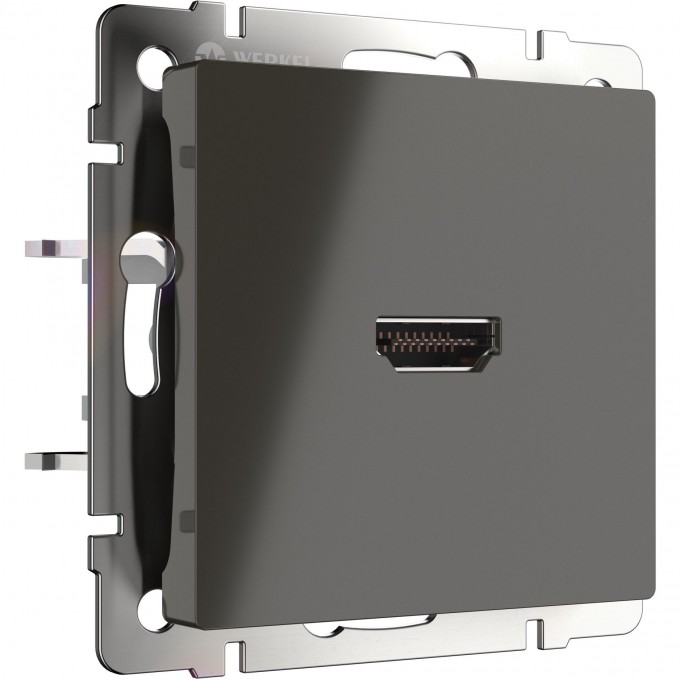 Розетка HDMI WERKEL W1186007 серо-коричневый a050850 Розетка HDMI WERKEL W1186007 серо-коричневый a050850