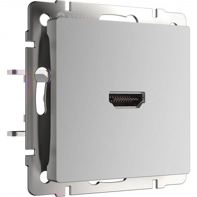 Розетка HDMI WERKEL WL06-60-11 серебряный a039268 Розетка HDMI WERKEL WL06-60-11 серебряный a039268