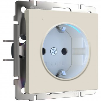 Розетка с подсветкой WERKEL W1171462 айвори матовый Розетка с подсветкой WERKEL W1171462 айвори матовый