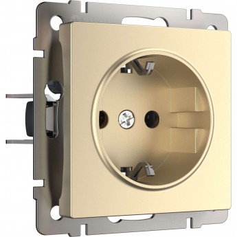 Розетка WERKEL W1171011 с заземлением, шампань Розетка WERKEL W1171011 с заземлением, шампань