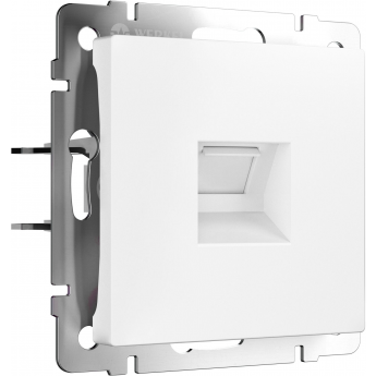 Розетка WERKEL W5120001 Ethernet RJ-45 cat. 6A экранированная белый матовый