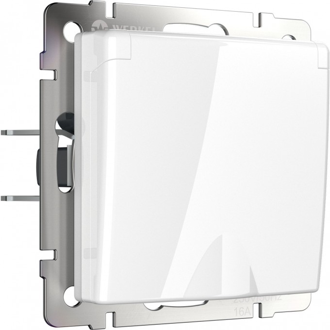 Розетка WERKEL WL01-SKGSC-01-IP44 влагозащ. с зазем. с защит. крышкой и шторками белая a028831 Розетка WERKEL WL01-SKGSC-01-IP44 влагозащ. с зазем. с защит. крышкой и шторками белая a028831