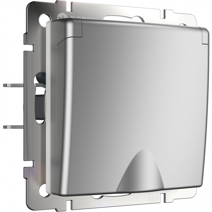 Розетка WERKEL WL06-SKGSC-01-IP44 влагозащ. с зазем. с защит. крышкой и шторками серебряный a029832 Розетка WERKEL WL06-SKGSC-01-IP44 влагозащ. с зазем. с защит. крышкой и шторками серебряный a029832