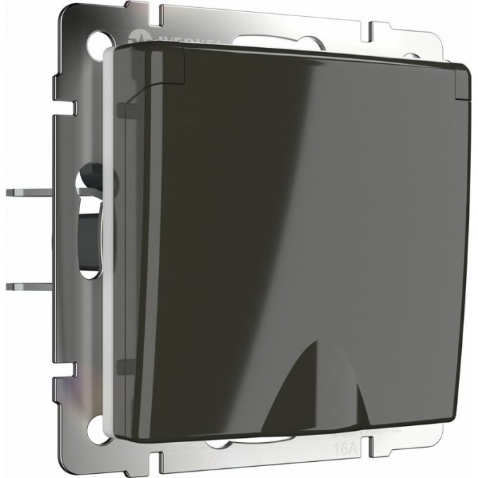 Розетка WERKEL WL07-SKGSC-01-IP44 влагозащищенная с заземление с защитной крышкой и шторками серо-коричневый a029864 Розетка WERKEL WL07-SKGSC-01-IP44 влагозащищенная с заземление с защитной крышкой и шторками серо-коричневый a029864