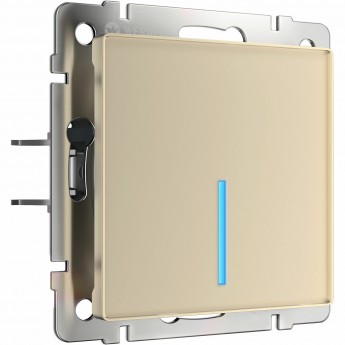 Сенсорный выключатель WERKEL W4510011 одноклавишный с подсветкой 1000 Вт (шампань) Сенсорный выключатель WERKEL W4510011 одноклавишный с подсветкой 1000 Вт (шампань)