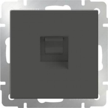 Телефонная розетка WERKEL WL07-RJ-11 RJ-11 серо-коричневый