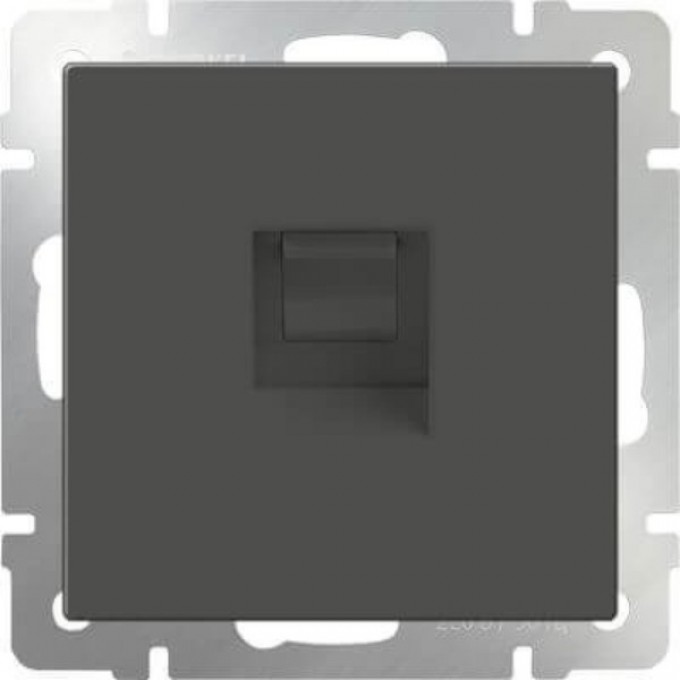 Телефонная розетка WERKEL WL07-RJ-11 RJ-11 серо-коричневый a035915 Телефонная розетка WERKEL WL07-RJ-11 RJ-11 серо-коричневый a035915