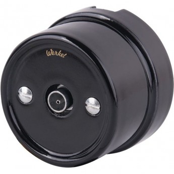 ТВ розетка WERKEL РЕТРО W5683008 черный ТВ розетка WERKEL РЕТРО W5683008 черный