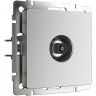 ТВ-розетка WERKEL W1183065 оконечная серебряный матовый