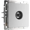 ТВ-розетка WERKEL W1183065 оконечная серебряный матовый