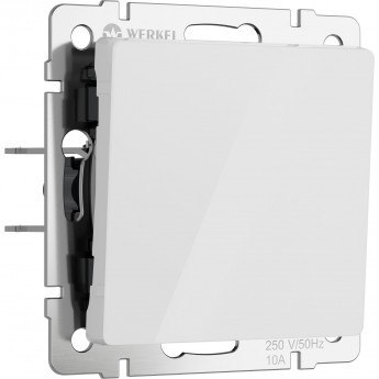 Выключатель одноклавишный WERKEL W1110041 (белый акрил) Выключатель одноклавишный WERKEL W1110041 (белый акрил)