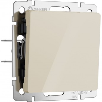 Выключатель одноклавишный WERKEL W1110043 (айвори акрил) Выключатель одноклавишный WERKEL W1110043 (айвори акрил)